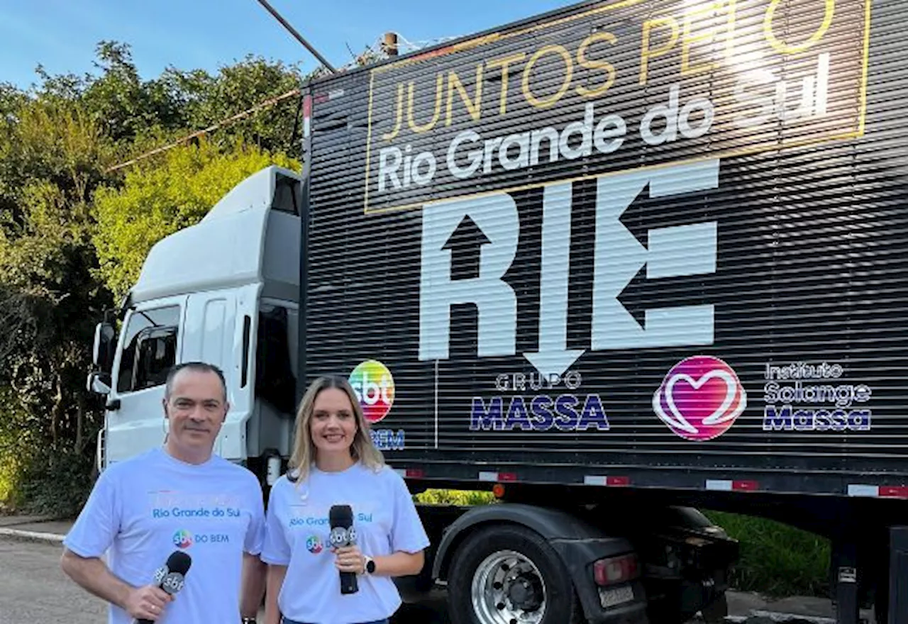 'Juntos pelo Rio Grande do Sul': SBT Rio Grande mostra a chegada dos donativos em Porto Alegre