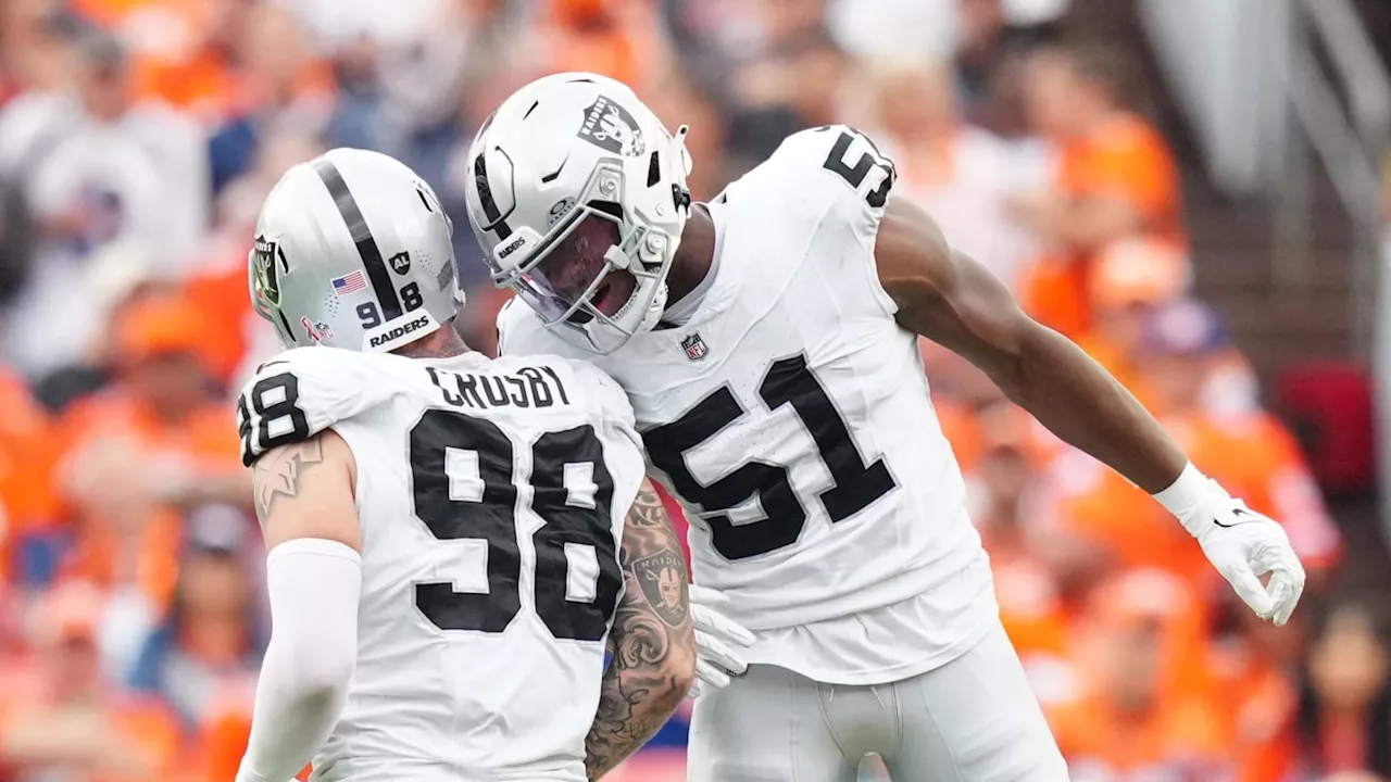 Las Vegas Raiders DE Malcolm Koonce learning all he can from fellow DE Maxx Crosby