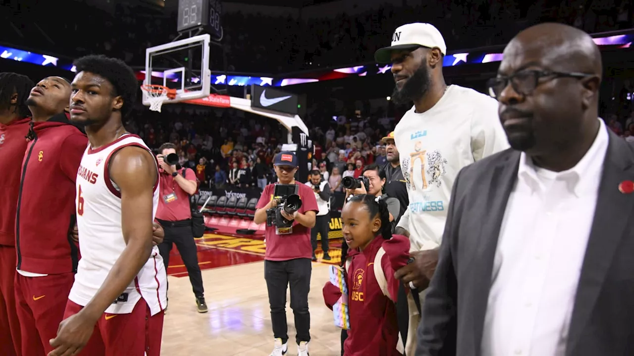 USC Basketball: Bronny James Could Reportedly Be Drafted To Lure LeBron To Follow