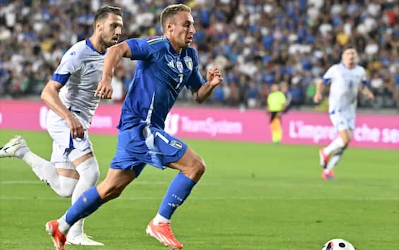 Italia-Bosnia 1-0, segna Frattesi: gli azzurri vincono l’ultimo test prima dell’Europeo