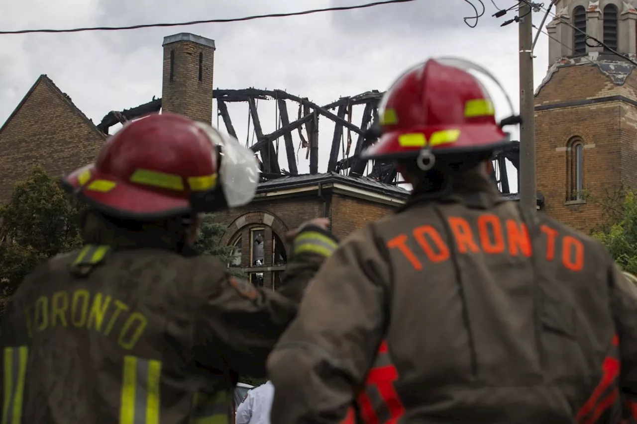 Church fire that consumed Group of Seven murals was 'heart-wrenching': priest