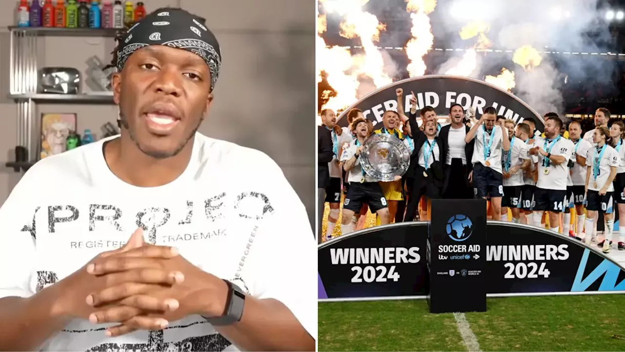 KSI brands Soccer Aid 2024 'awful' and highlights huge problem he has with charity match