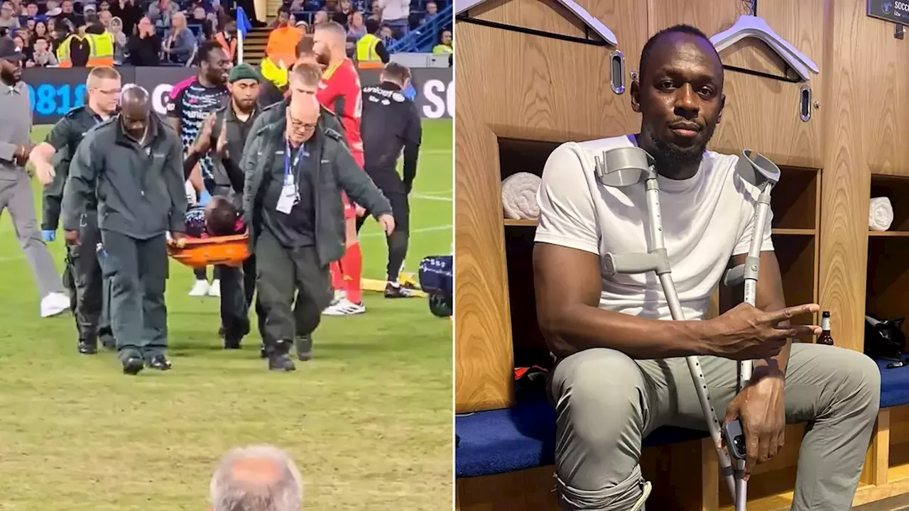 Usain Bolt reveals he suffered shocking injury playing in Soccer Aid