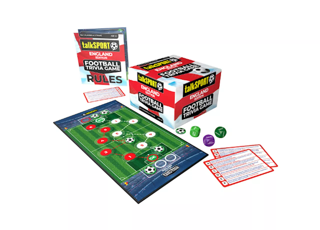 Get the new special England edition talkSPORT Football Trivia board game ahead of Euro 2024...