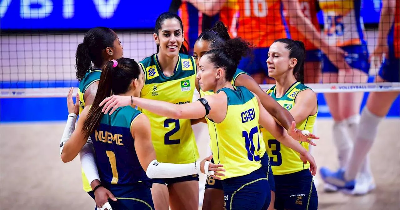 VNL: Invicta, Seleção feminina tem semana decisiva; veja a tabela