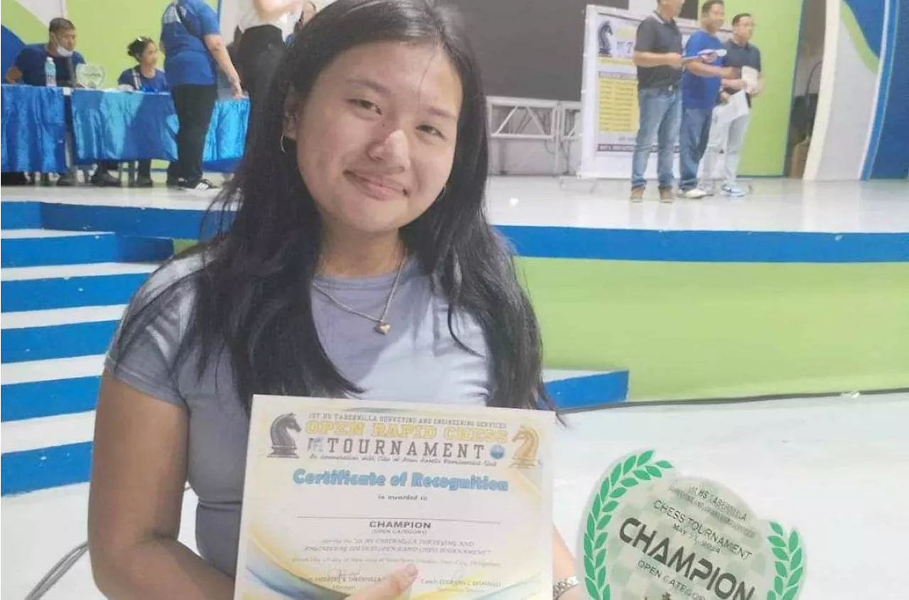 Cutiyog sweeps rapid chess tournament in Cavite