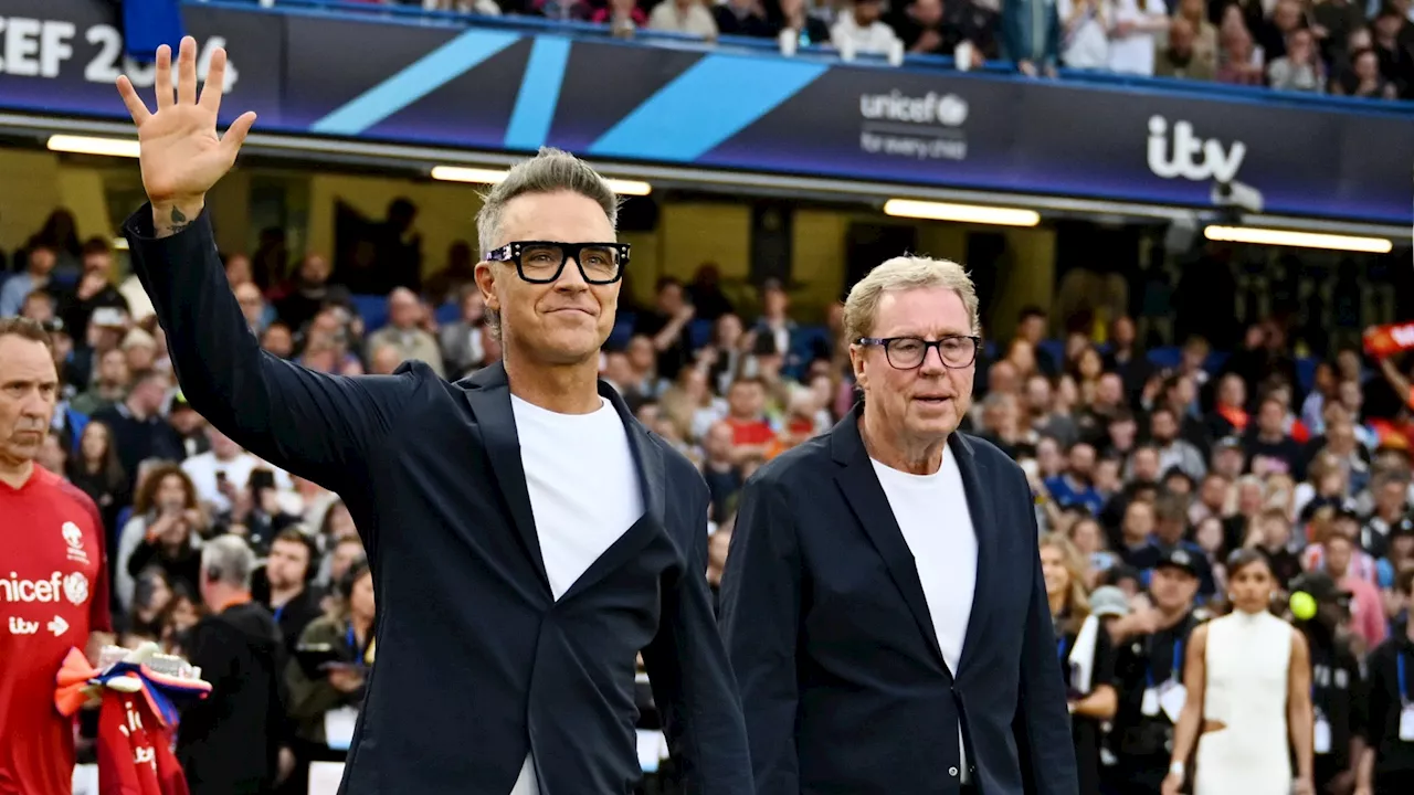 How Robbie Williams turned a mate’s charity football match into the £106m Soccer Aid