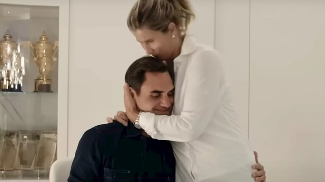 Roger Federer’s wife breaks down in tears and admits she misses him playing tennis in emotive scenes in n...