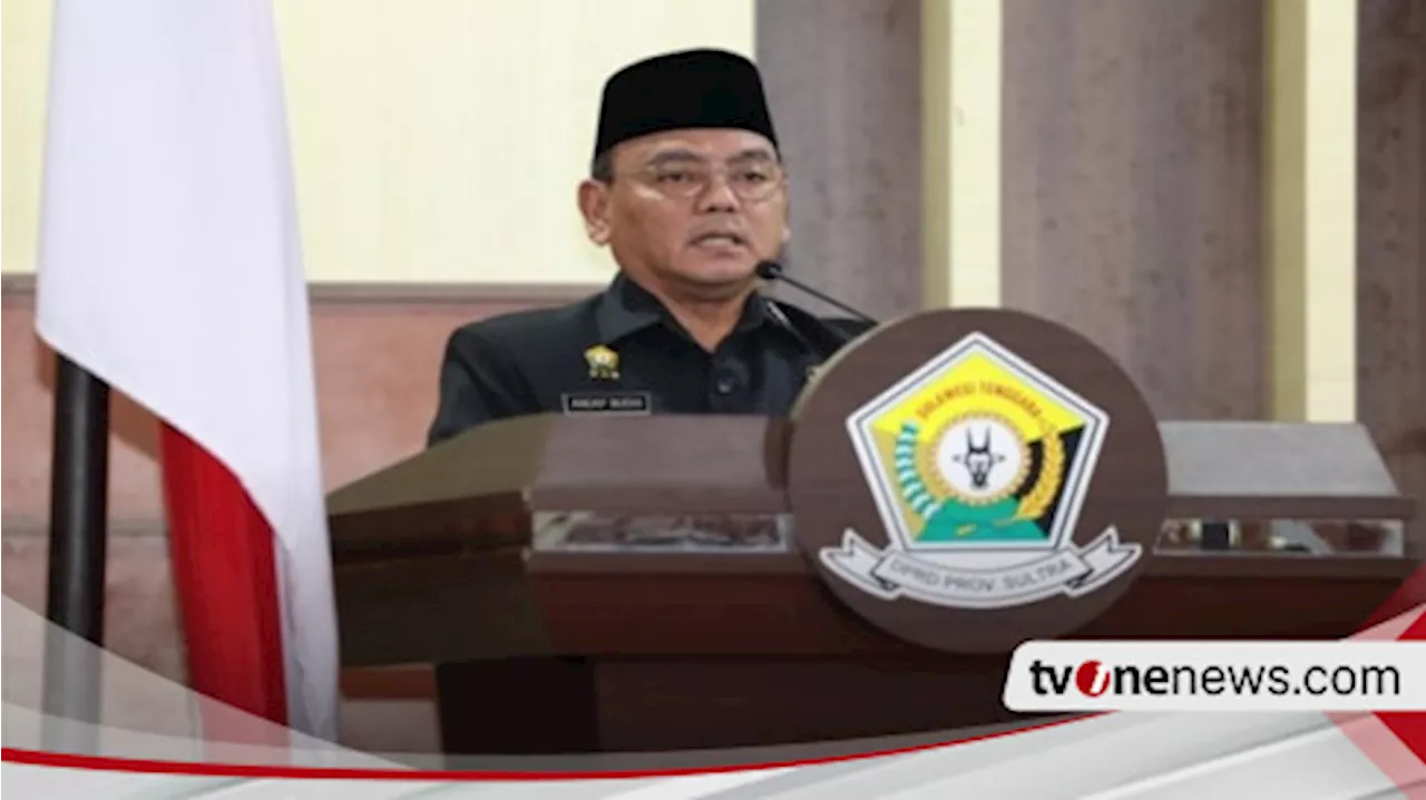 Pj Gubernur Sultra Pertanggungjawabkan APBD TA 2023 Dalam Paripurna DPRD Sultra