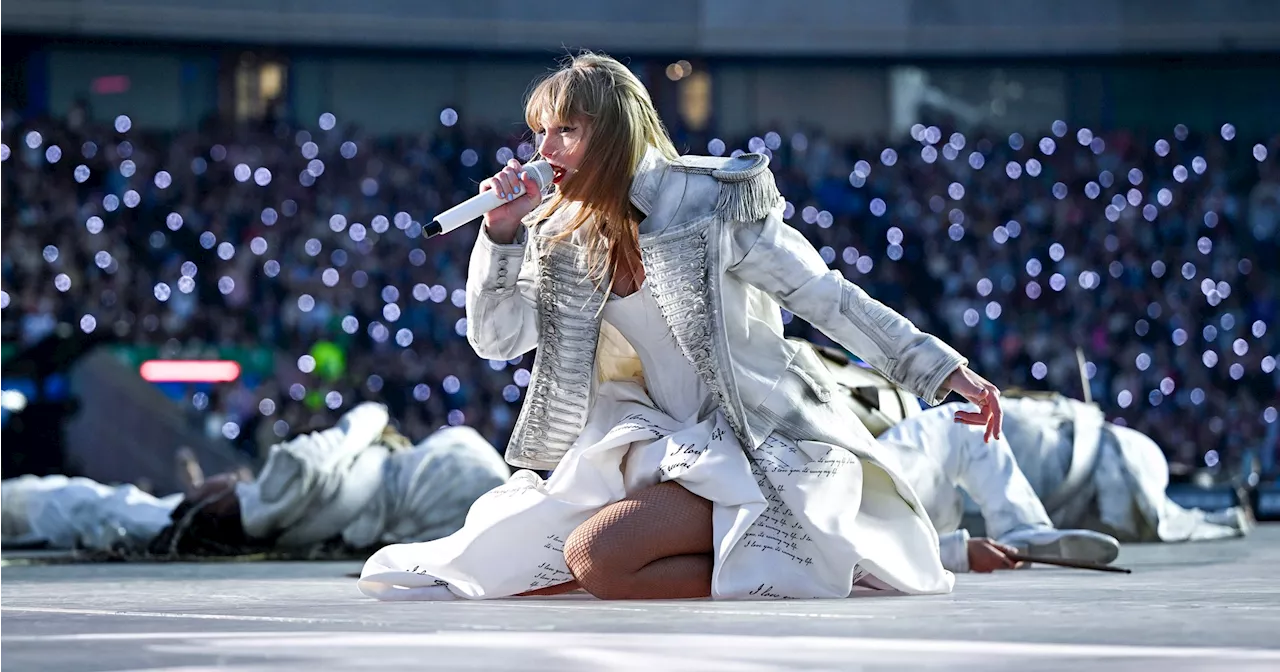 Taylor Swift Adds Black Gloves to her ‘Eras Tour’ Wardrobe in Edinburgh