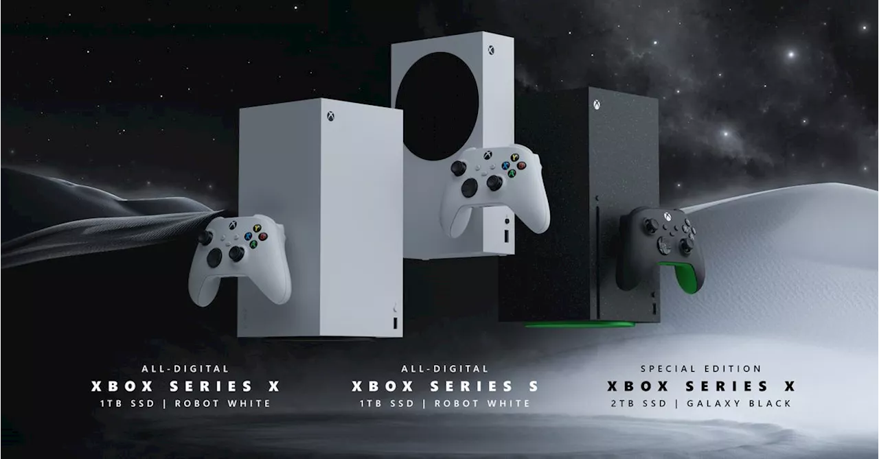 Microsoft announces a discless Xbox Series X console in white