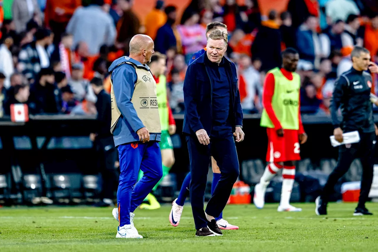 Koeman voert negen wijzigingen door in opstelling tegen IJsland