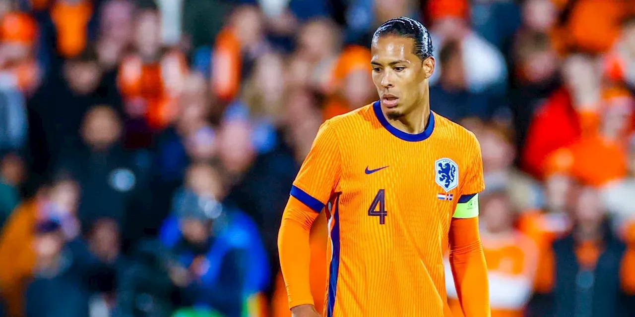 Van Dijk zet zich schrap bij Oranje: 'Nog niet bevestigd, maar ziet er slecht uit'