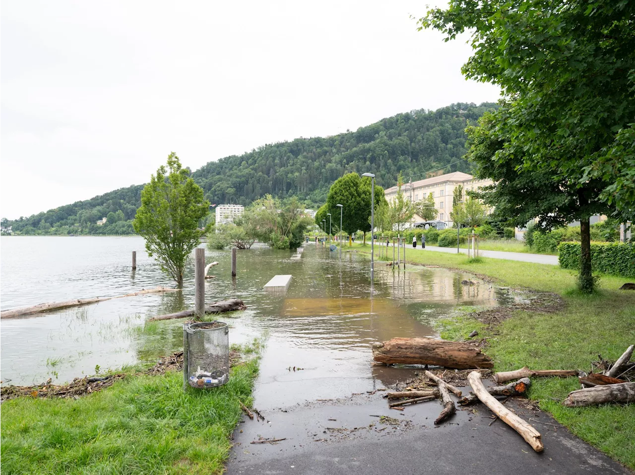 5,10 Meter! Bodensee-Pegel erreicht kritische Grenze