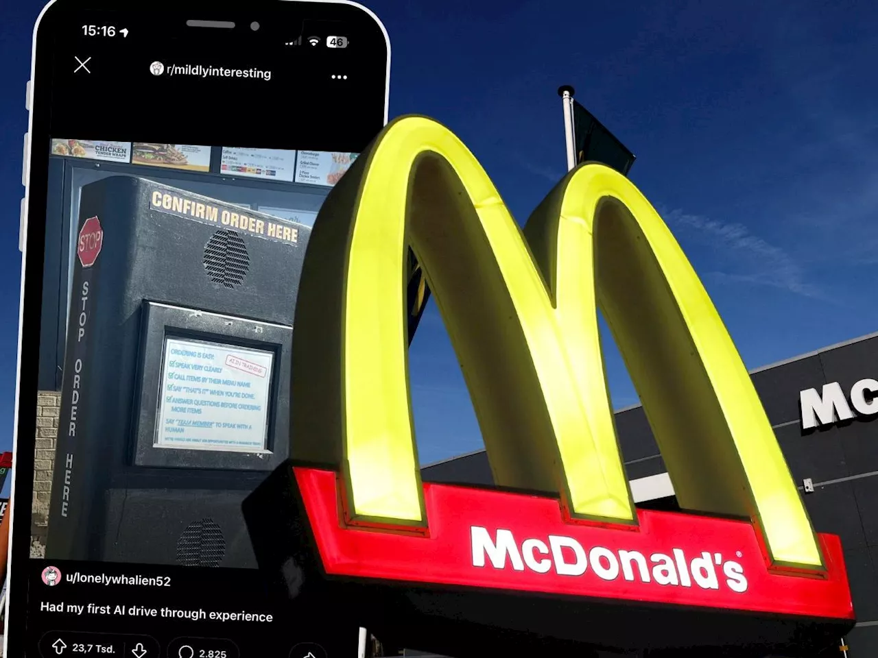 McDonald's setzt auf Künstliche Intelligenz bei McDrive-Bestellungen