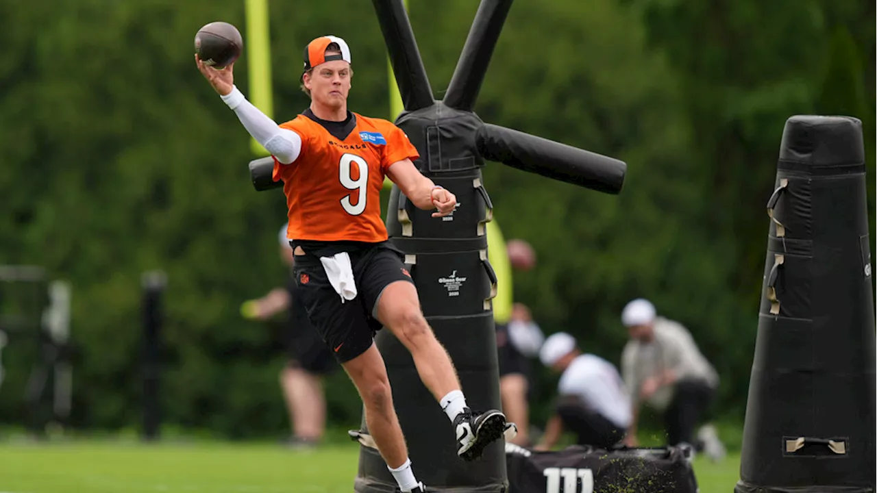 Questions to ponder heading into Bengals mini-camp include will Burrow throw and how much?