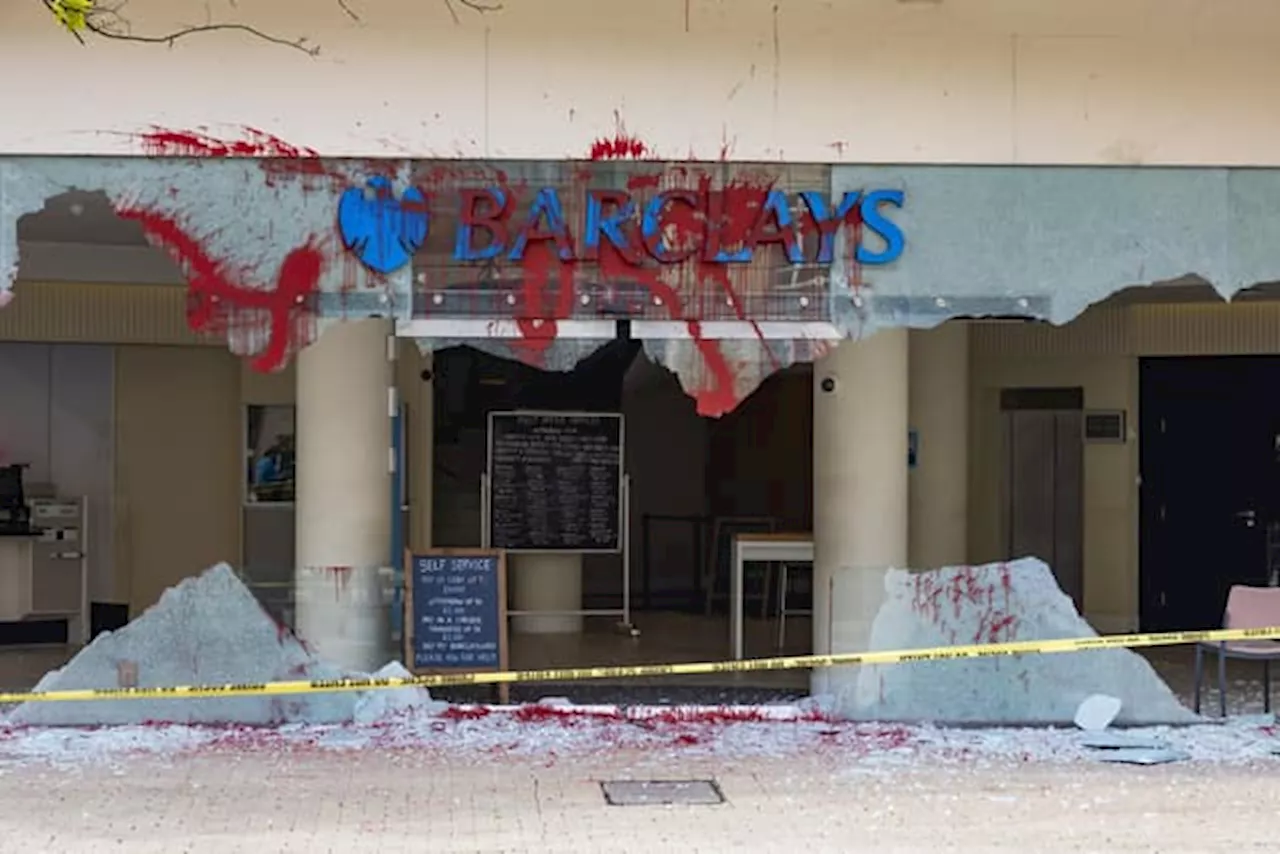 Palestine Action: Yorkshire Barclays branch among 15 vandalised by Palestine Action group