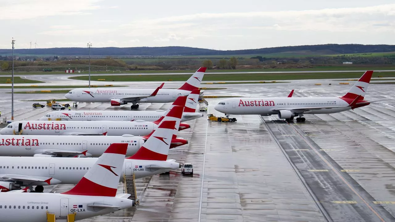 Austrian-Airlines-Flieger verliert bei Unwetter Nase im Flug