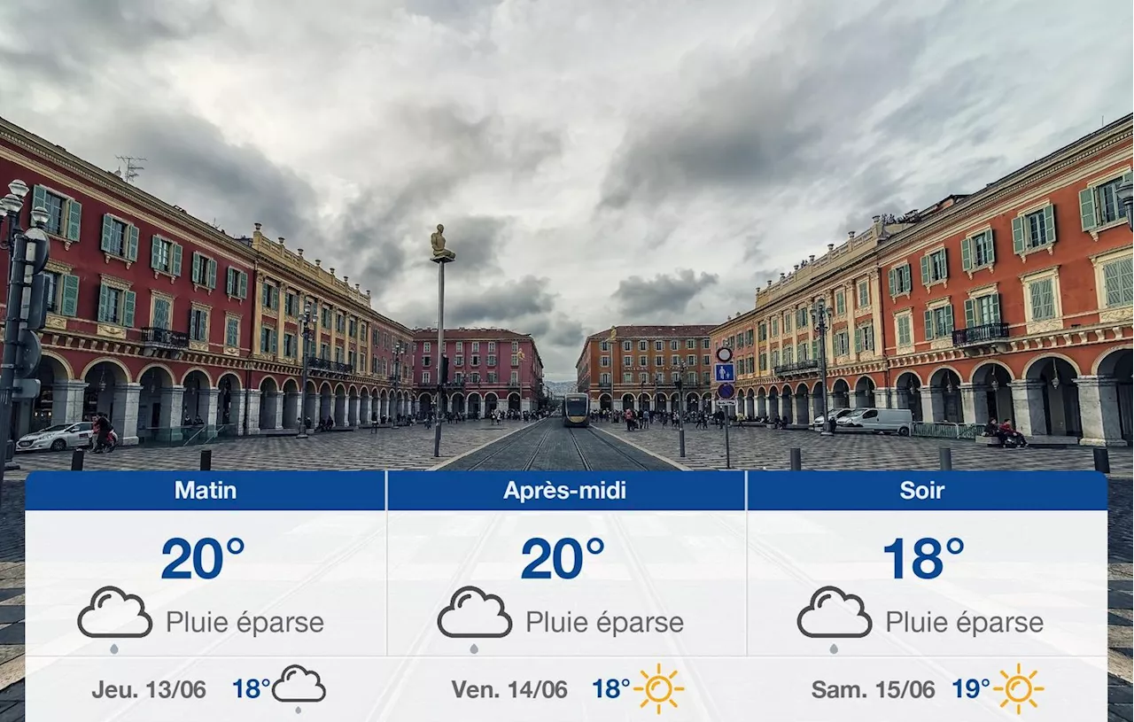 Météo Nice: prévisions du mercredi 12 juin 2024