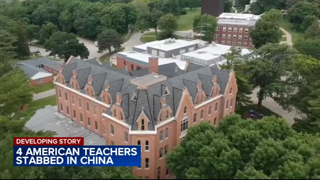 4 US college instructors injured after being stabbed in 'horrifying attack' in China