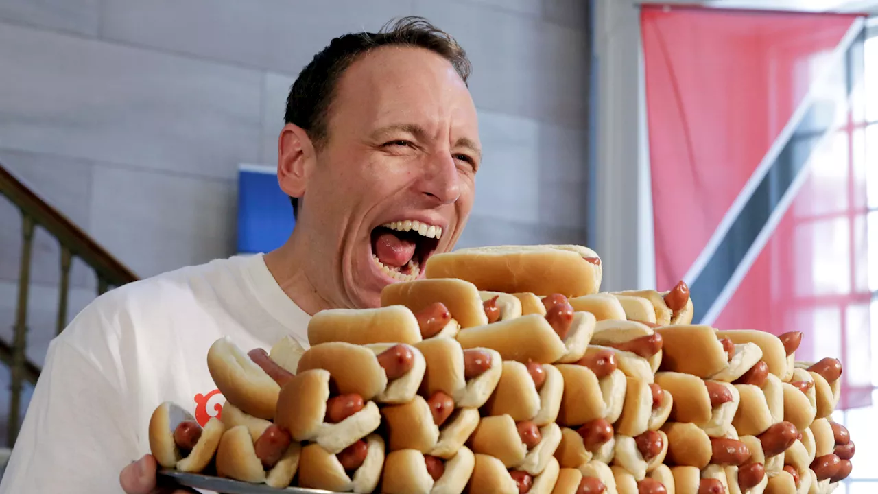 Joey Chestnut not competing at Nathan's Hot Dog Eating Contest in fight over vegan dogs