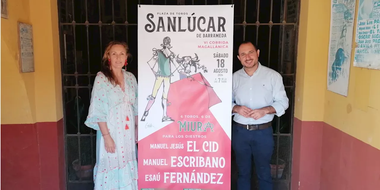 Manuel Jesús 'El Cid', Manuel Escribano y Esaú Fernández, protagonistas de la Corrida Magallánica de Sanlúc...