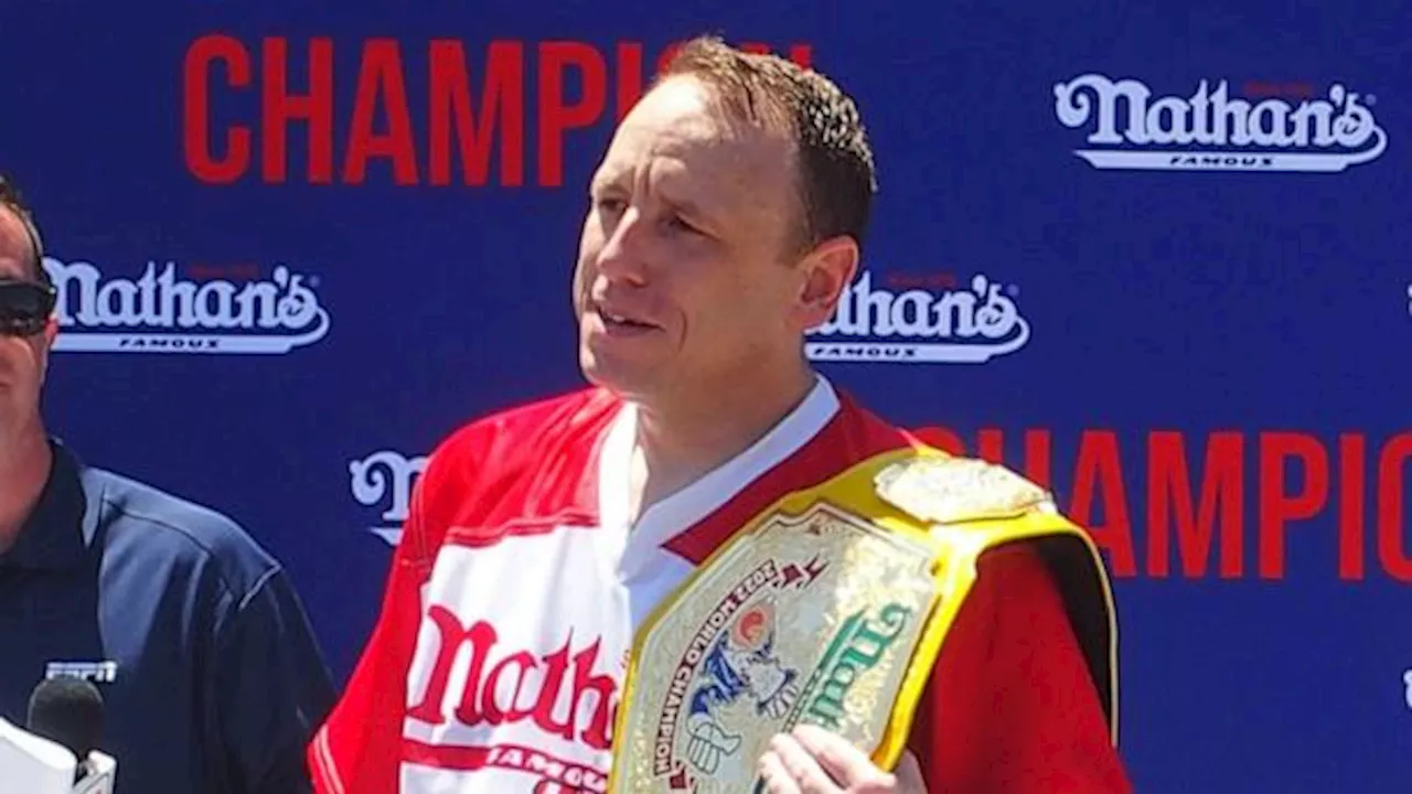 Joey Chestnut not competing at Nathan's Hot Dog Eating Contest in row over vegan dogs