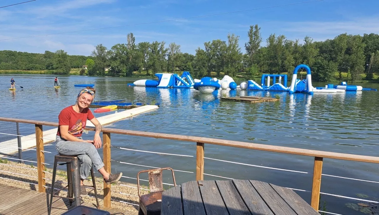 Loisirs nautiques : le nouvel aquapark de 800m² est arrivé à Damazan | Le Républicain Lot-et-Garonne