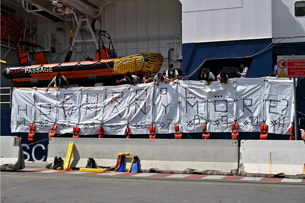 Arrivata a Genova la Geo Barents, a bordo 165 migranti