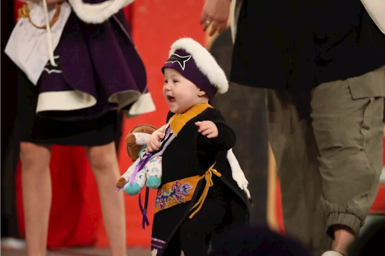 Toddlers strut their Southeast Alaska regalia at Celebration