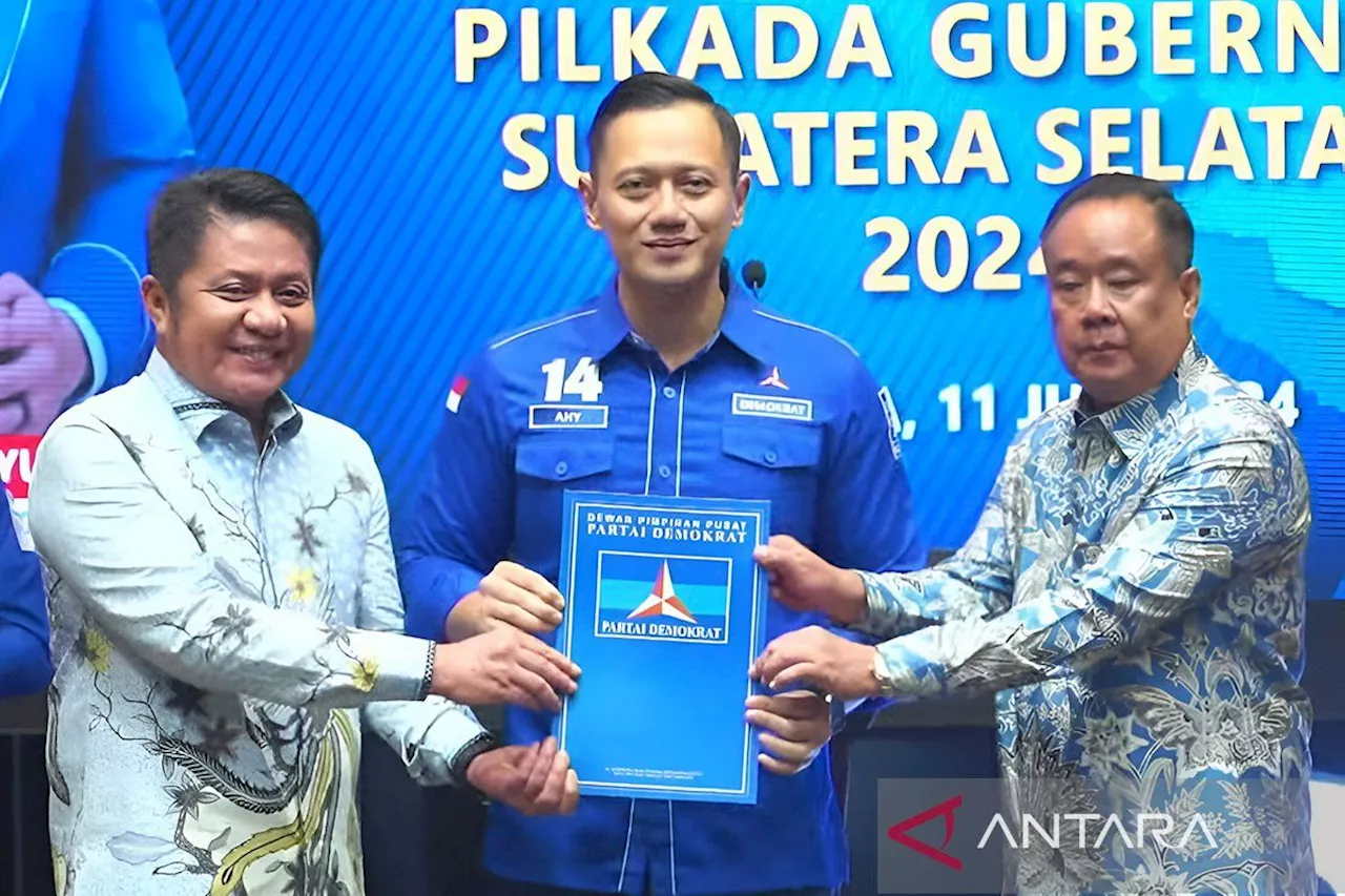 Demokrat usung Herman Deru-Cik Ujang pada Pilkada Sumsel 2024