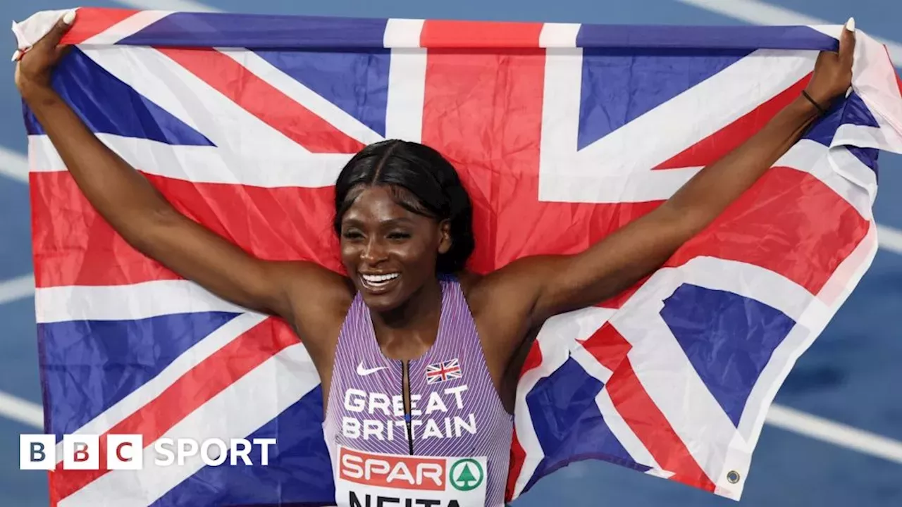 European Athletics Championships 2024 Britain's Daryll Neita wins 200m