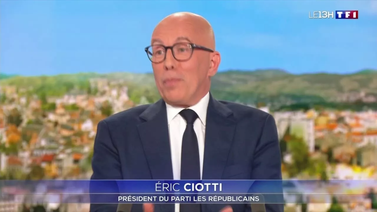 Législatives: Éric Ciotti annonce 'une alliance avec le Rassemblement national'