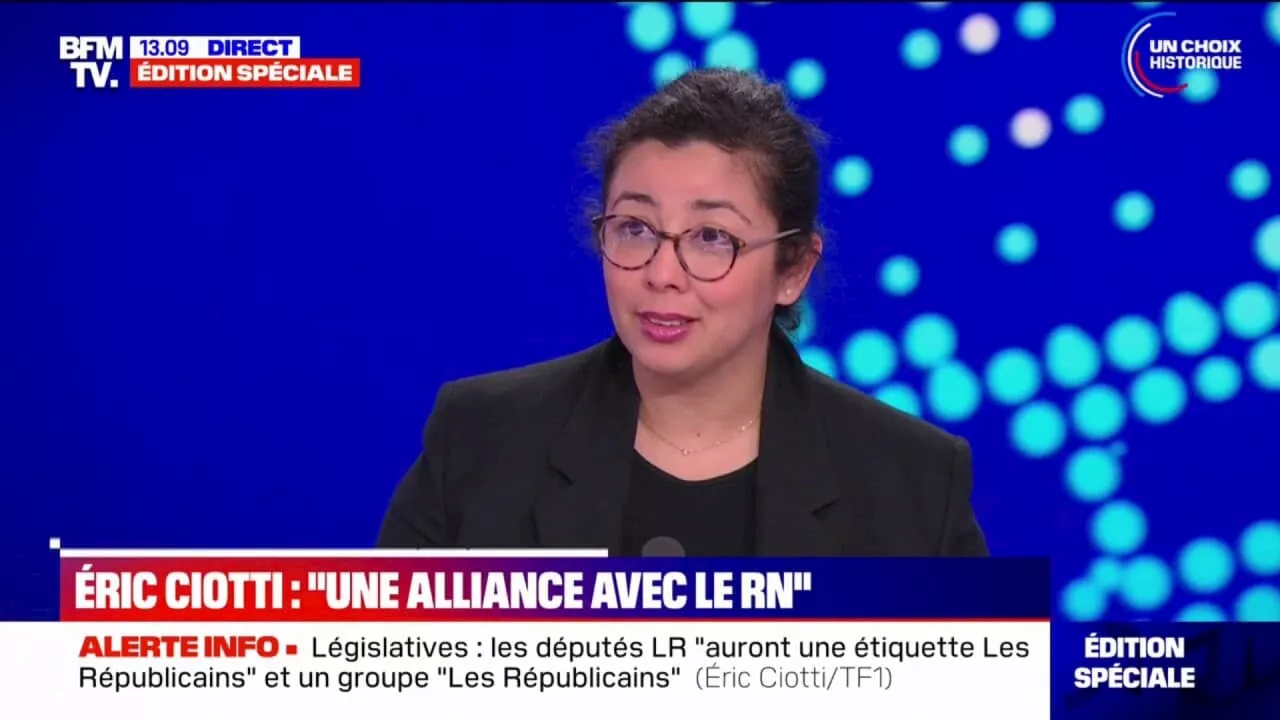 Législatives: Éric Ciotti, président des Républicains, affirme la nécessité d'une 'alliance avec le Rassemblement national'