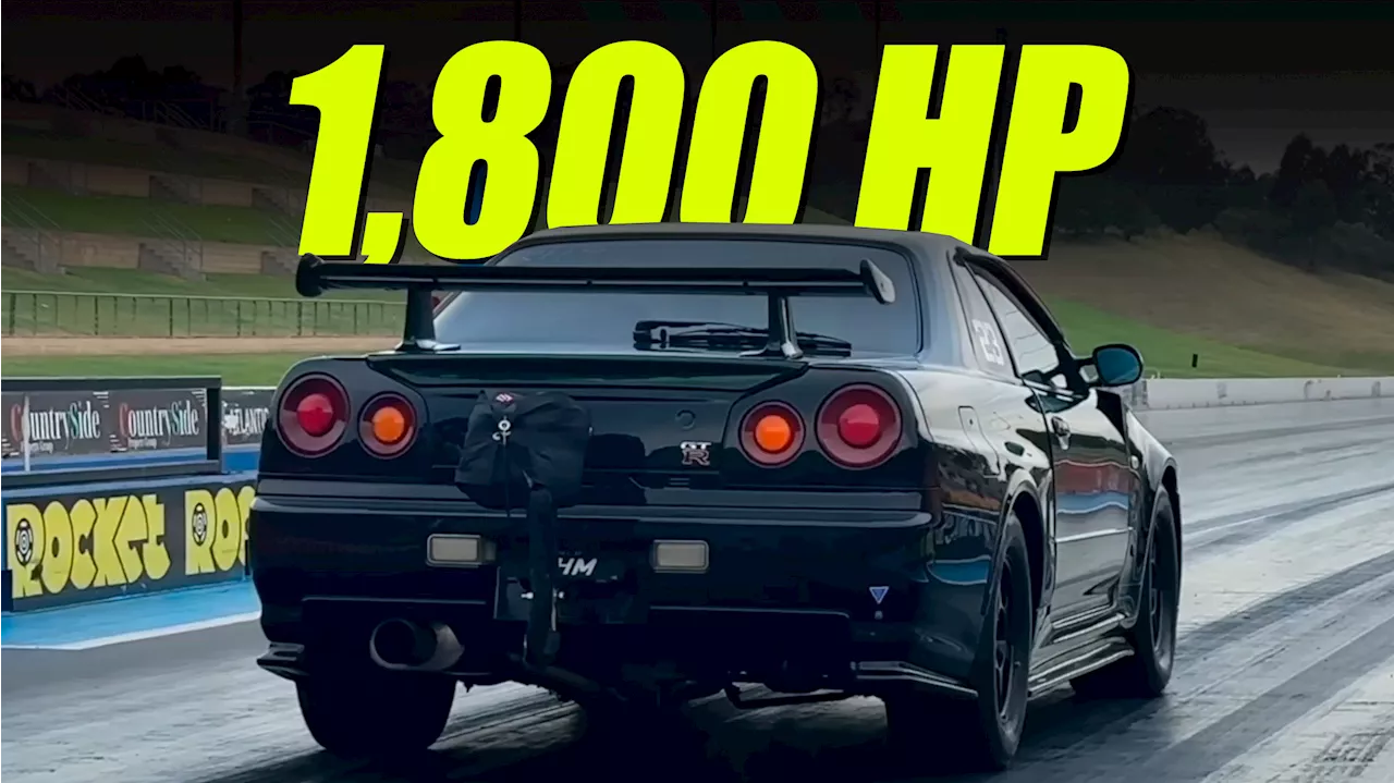 World’s Fastest Manual Nissan R34 GT-R Sets New Record