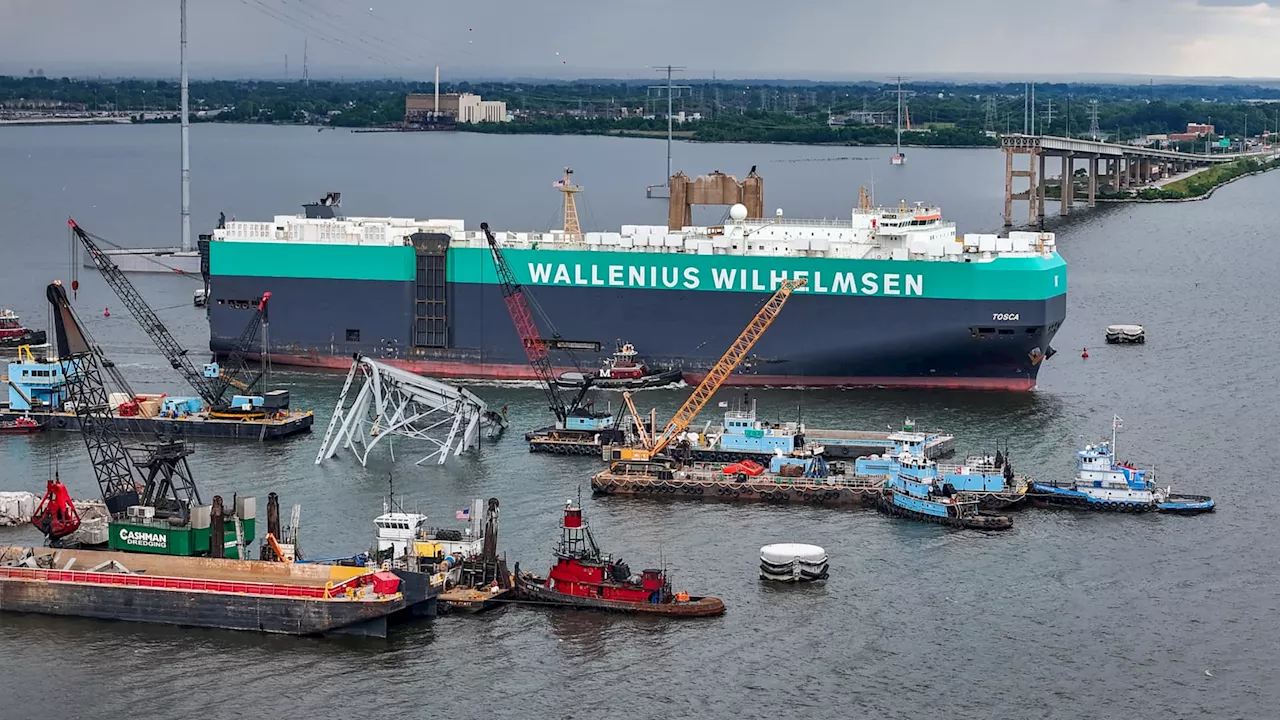 Baltimore key shipping channel fully reopens after Francis Scott Key Bridge collapse