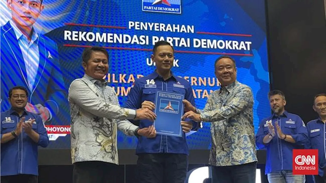 AHY Dukung Herman Deru dan Cik Ujang di Pilgub Sumatera Selatan