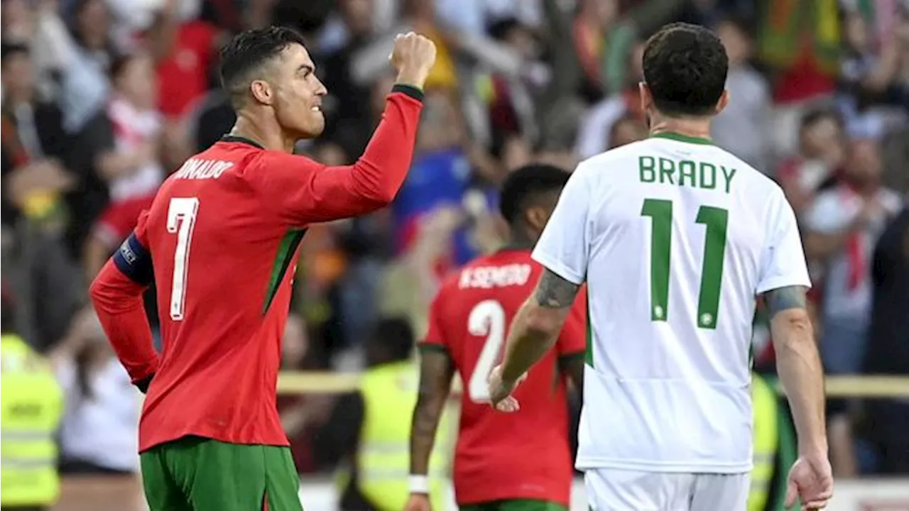 Hasil Uji Coba: 2 Gol Indah Ronaldo, Portugal Bantai Irlandia