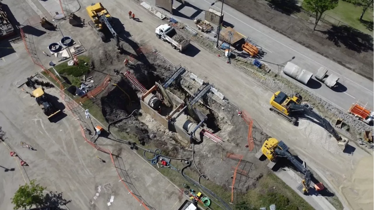 Calgary water main break likely repaired by Thursday, fully operational in a week