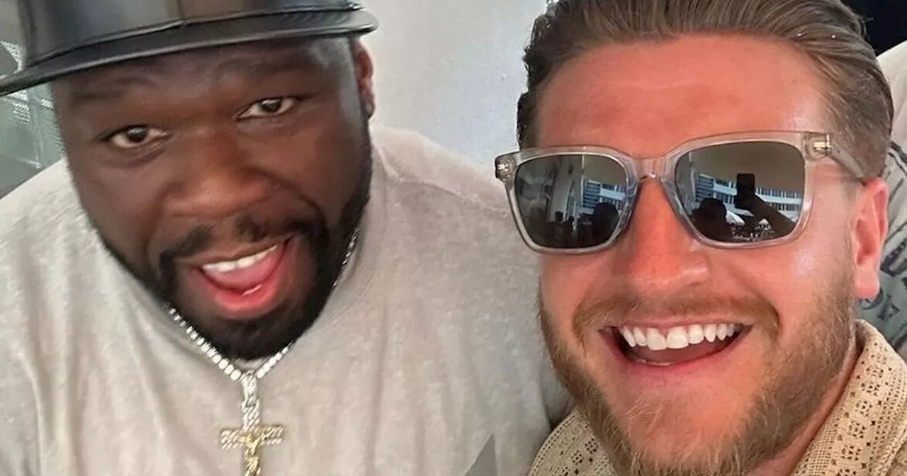 Ex Hibs star Jason Cummings parties with 50 Cent in Miami during US break