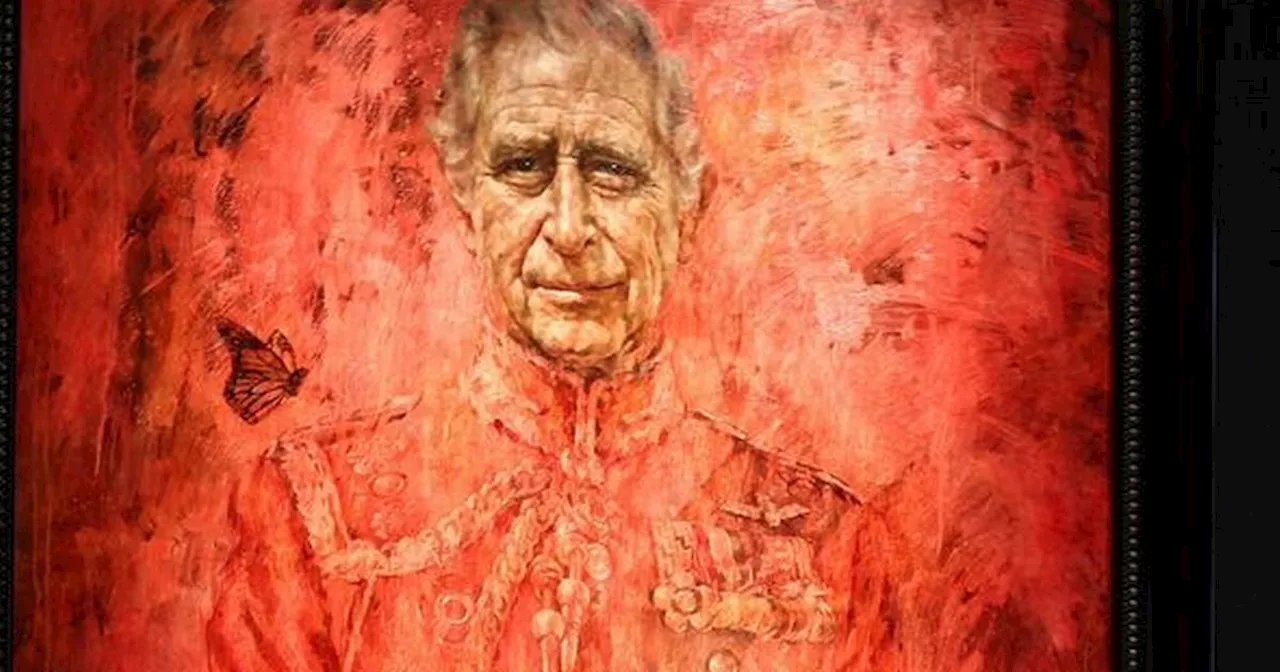 King's new portrait vandalised by animal rights protestors as they demand action