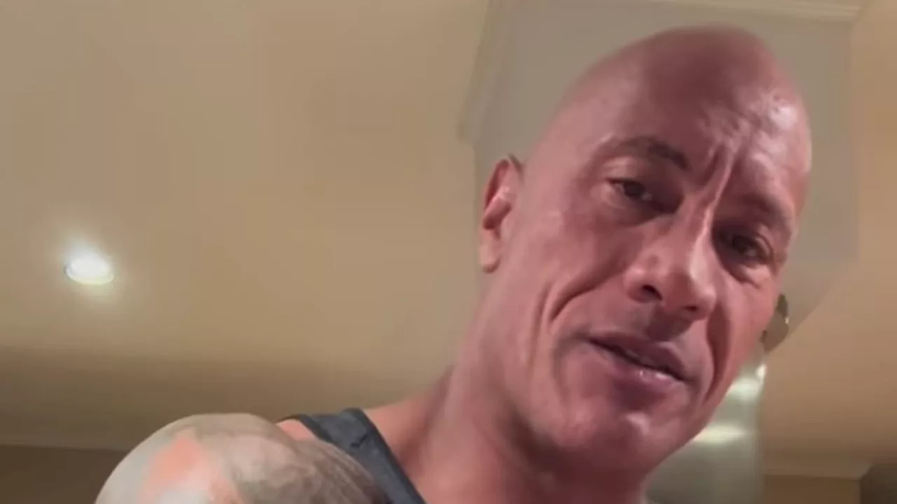 Dwayne Johnson reveals elbow injury from filming The Smashing Machine