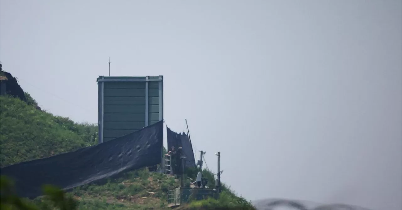 Südkoreanische Grenzschützer geben Warnschüsse zu Nordkorea ab