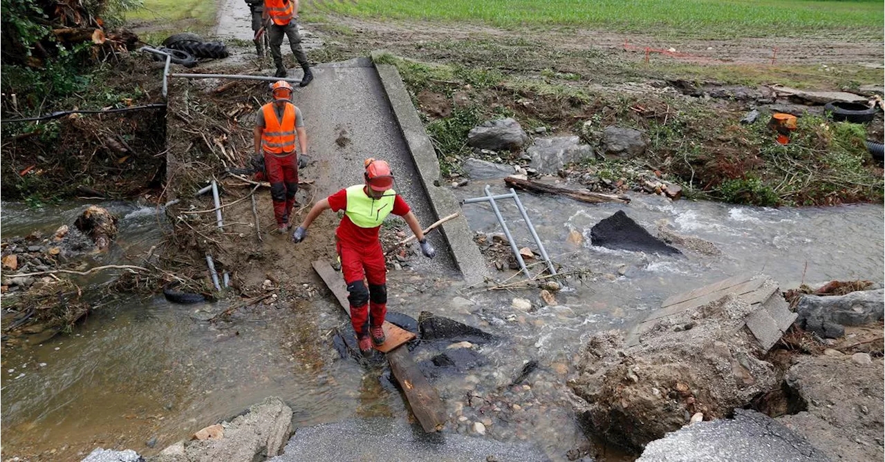 Überschwemmungen: Bahnstrecke in der Steiermark gesperrt