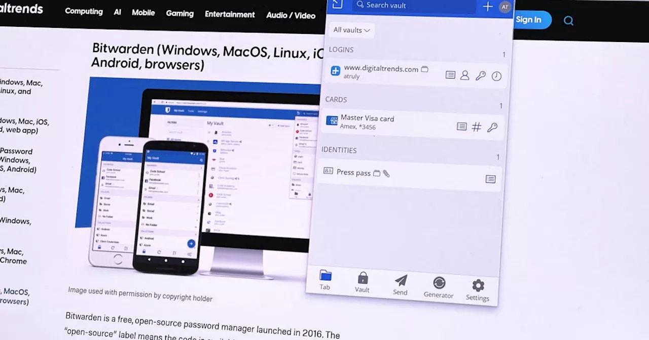 Bitwarden review: This open-source password manager unlocks choice