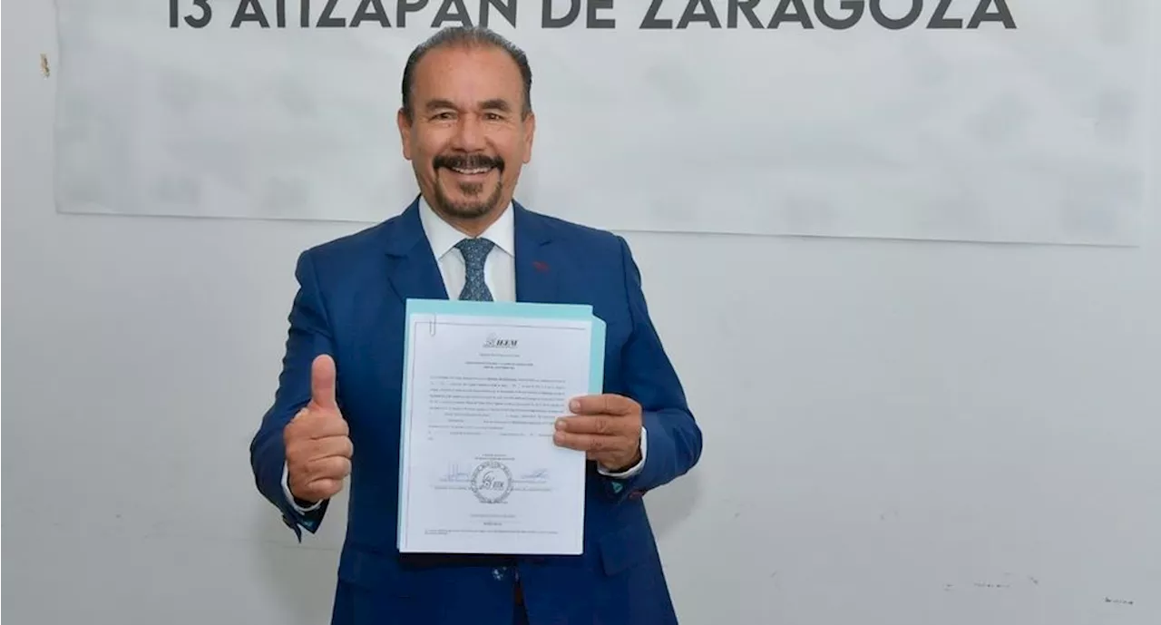 Alcalde de Atizapán de Zaragoza recibió constancia de mayoría con la que logra reelegirse