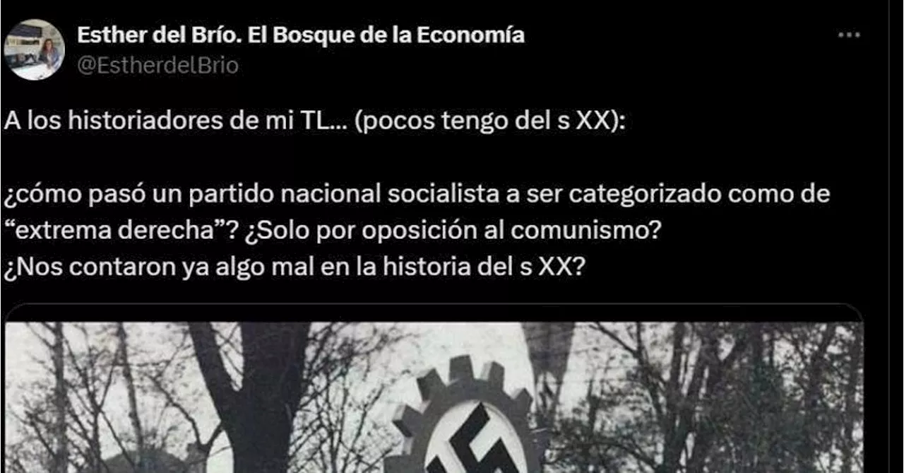 Una senadora del PP se pregunta si la historia 'nos contó algo mal' al explicar que los nazis eran 'de extrema derecha'