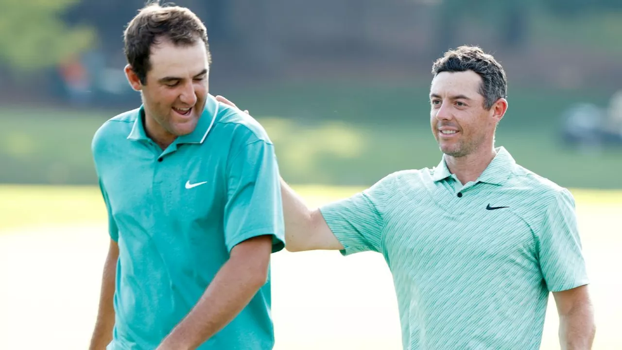 Scottie Scheffler paired with Rory McIlroy, Xander Schauffele