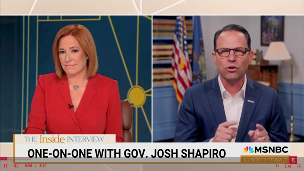 Josh Shapiro tells Trump to stop 's--- talking America,' 'trying to divide us'