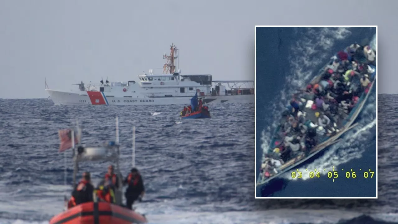 US Coast Guard intercepts hundreds of migrants heading for American shores